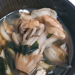 きのこいっぱいたっぷり鶏つゆうどん(そば)